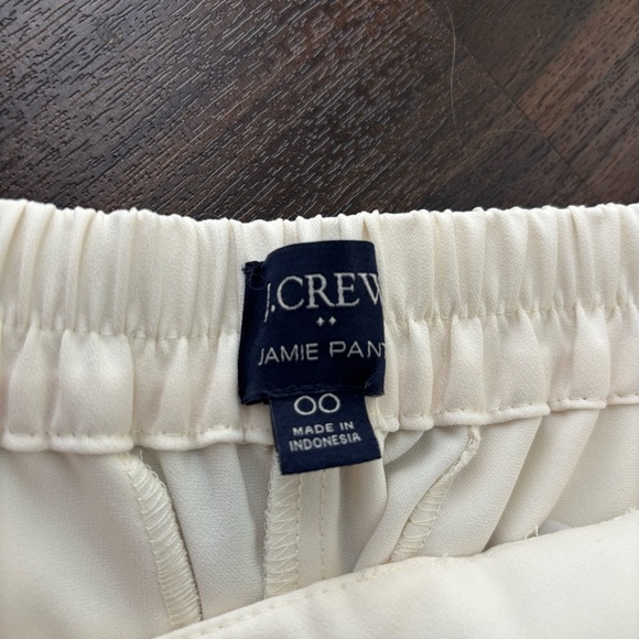 J.Crew Jamie Pant Cream 00 Neutral Essential Capsule Closet Staple - Picture 7 of 8